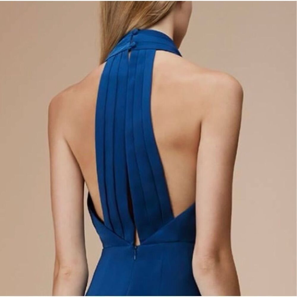 KEEPSAKE the Label Escape cowl neck pencil dress blue size S wedding party
